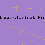 bass clarinet fingering chart