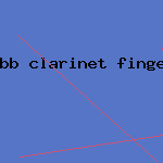 bb clarinet fingering chart