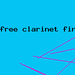 free clarinet fingering chart