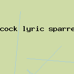 cock lyric sparrer