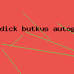 dick butkus autograph